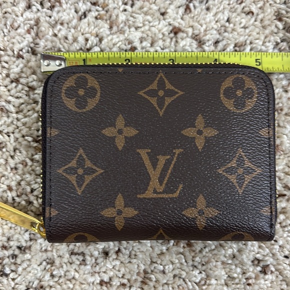 LV Monogram Wallet Brown Leather - Picture 5 of 6